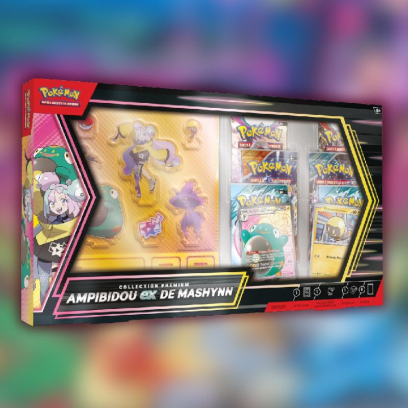 Coffret Pokémon Premium Ampibidou-ex de Mashyn