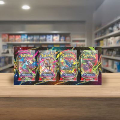 Protection acrylique illustrée artset booster Flammes Fantasmagoriques ME02