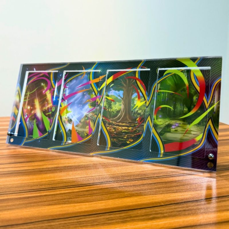 Protection acrylique illustrée artset booster Flammes Fantasmagoriques ME02