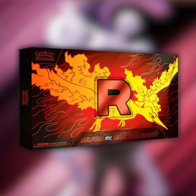 Coffret Pokemon Ultra Premium Collection Sulfura Ex de la Team Rocket - FR