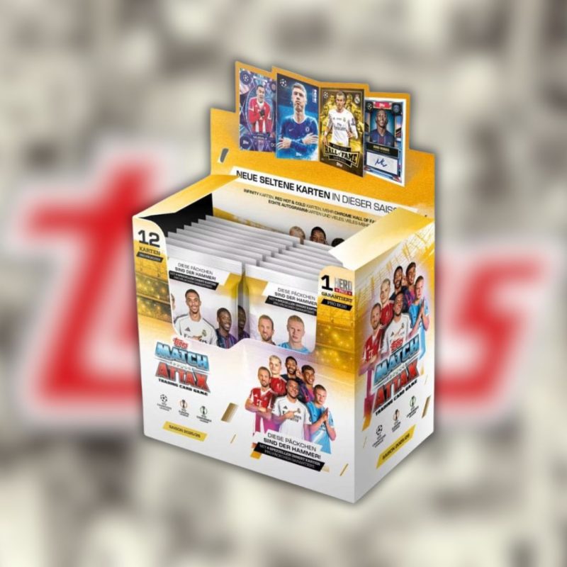 TOPPS LIGUE DES CHAMPIONS 25/26 MATCH ATTAX DISPLAY 32 SACHETS - EN