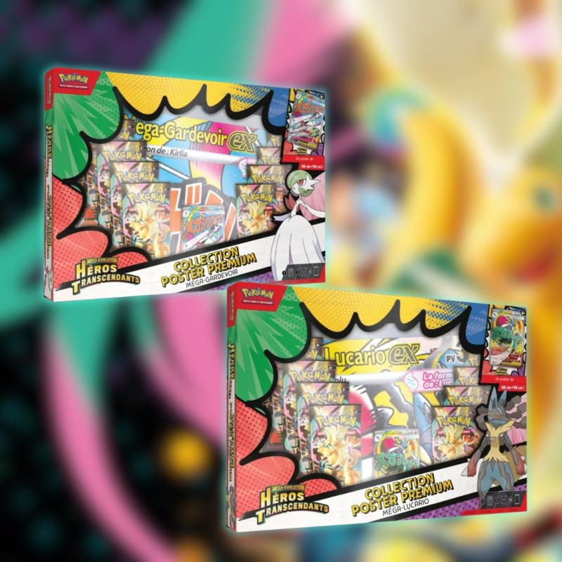 Coffret Collection Poster Pokémon ME2.5 Héros Transcendants (modèle aléatoire)