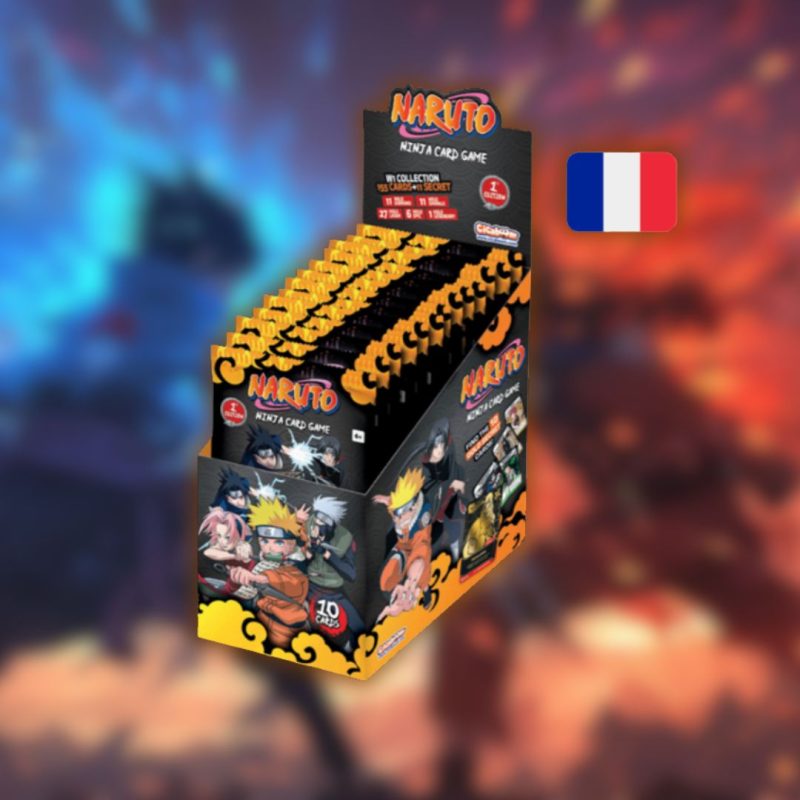 Display de 24 Boosters Naruto Mythos TCG Fr - 1er chapitre : Konoha Shidō (1° Édition)