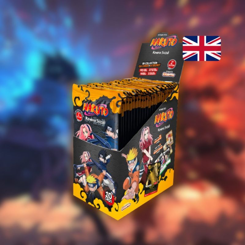 Display de 24 Boosters Naruto Mythos TCG - 1er chapitre : Konoha Shidō (2ème Édition) - Anglais