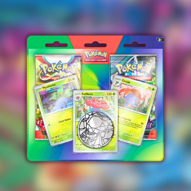 Blister Pokémon Pack 2 boosters Mars 26