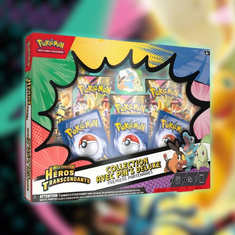 Coffret Collection Pins Pokémon ME2.5 Héros Transcendants