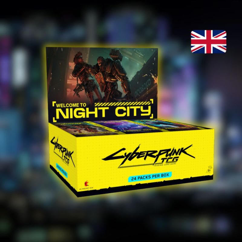 Display Cyberpunk TCG Welcome to Night City - 24 boosters - EN