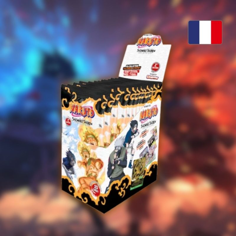 Display de 24 Boosters Naruto Mythos TCG - Set 2 Shinobi Shiren - Première édition - Français