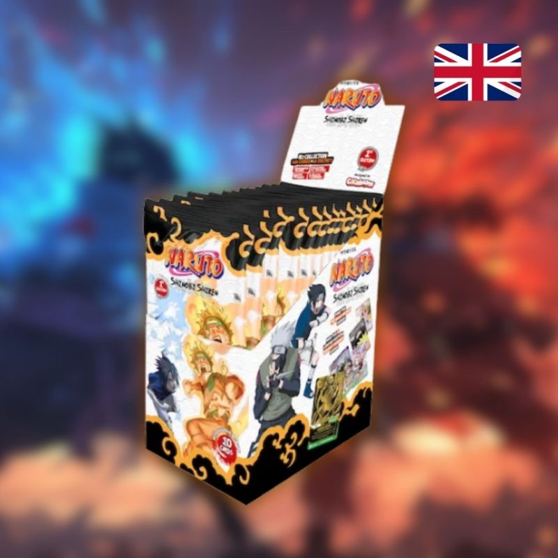Display de 24 Boosters Naruto Mythos TCG - Set 2 Shinobi Shiren - Première édition - Anglais