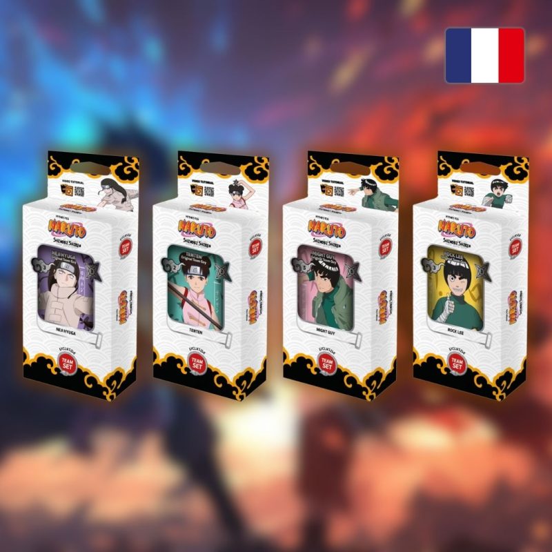 Bundle Naruto Mythos TCG - Team set - Set 2 Shinobi Shiren - Première édition - Modèle aléatoire - Français