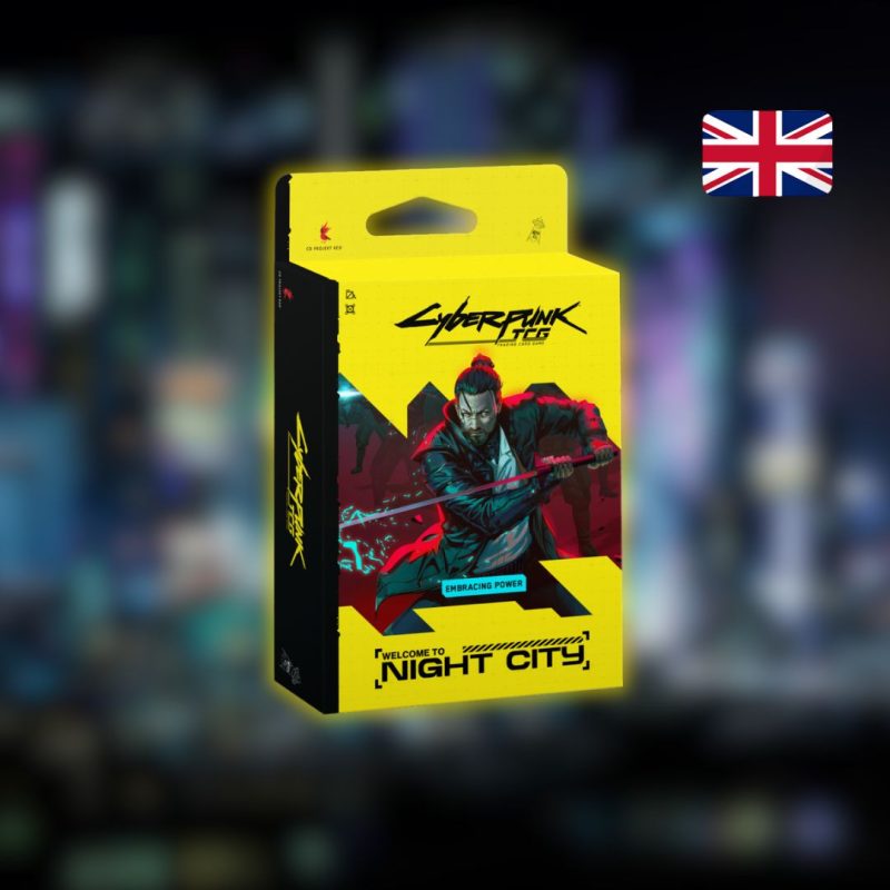 Starter Deck Cyberpunk TCG Welcome to Night City - Modèle aléatoire - EN