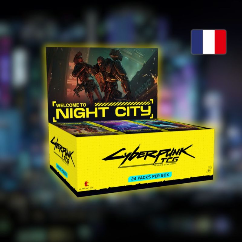 Display Cyberpunk TCG Welcome to Night City - 24 boosters - FR