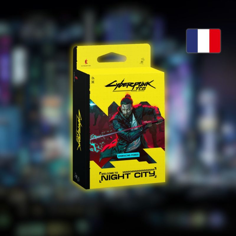 Starter Deck Cyberpunk TCG Welcome to Night City - Modèle aléatoire - FR