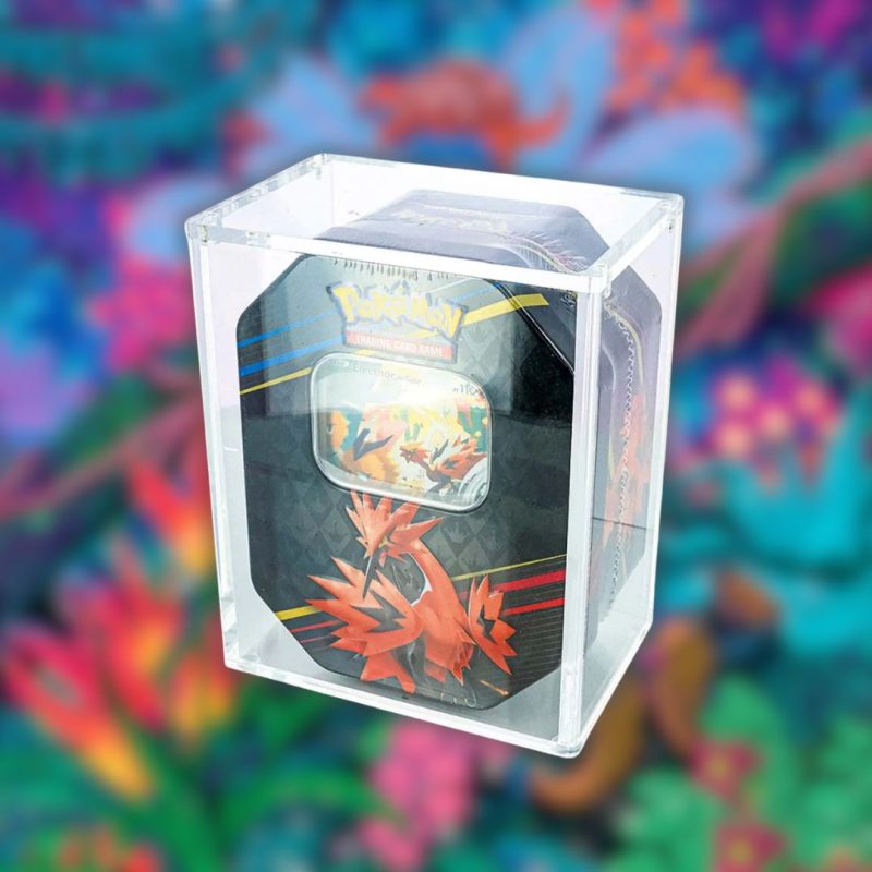 Protection acrylique Phoenix Shield pour Pokebox Pokémon