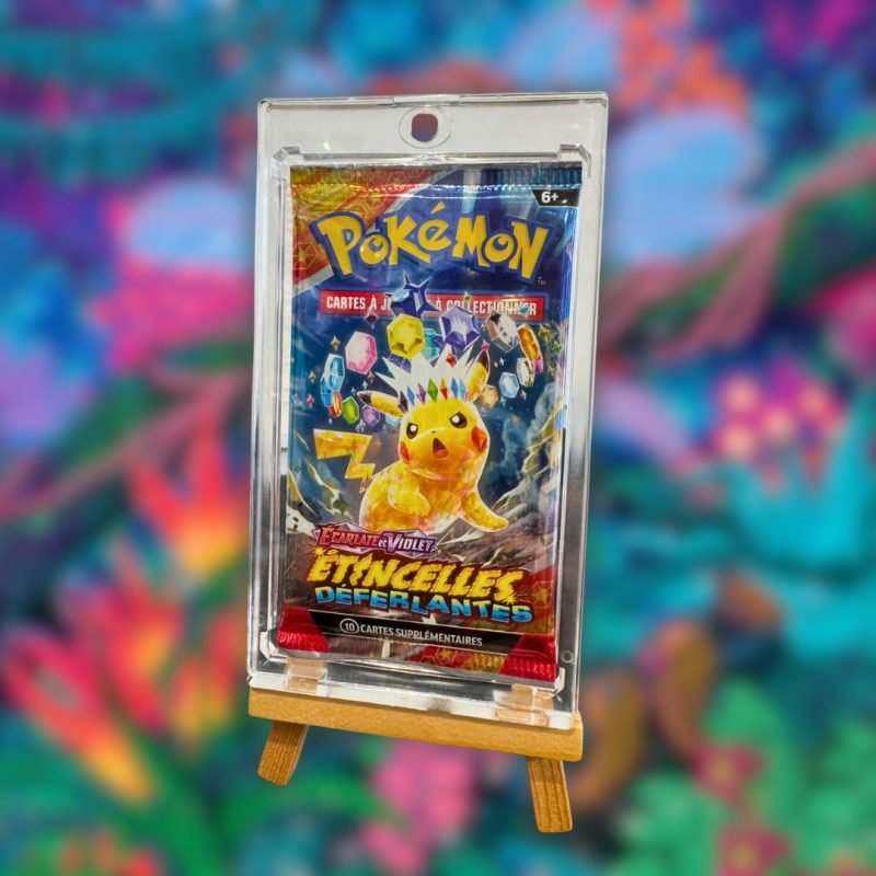 Protection acrylique pour booster Pokémon