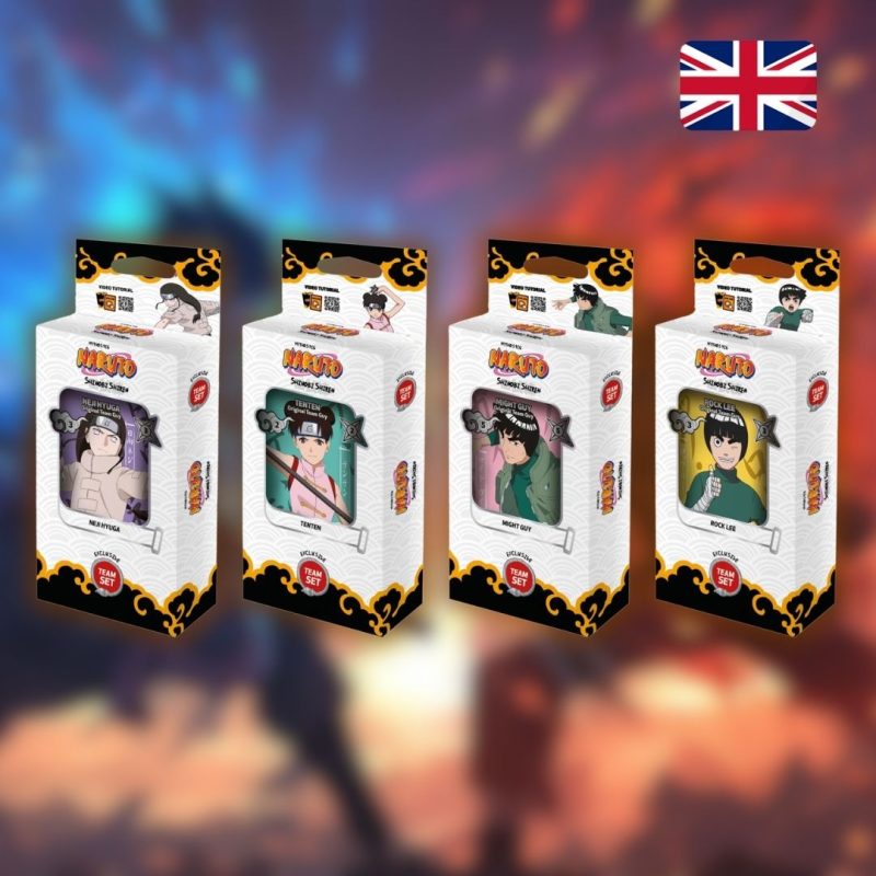 Bundle Naruto Mythos TCG - Team set - Set 2 Shinobi Shiren - Première édition - Modèle aléatoire - Anglais