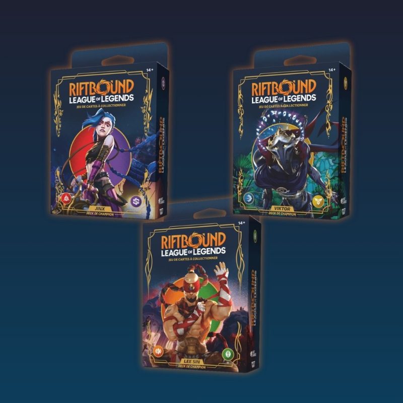 Deck Riftbound Origines - Modèle aléatoire - League of Legends TCG - Français