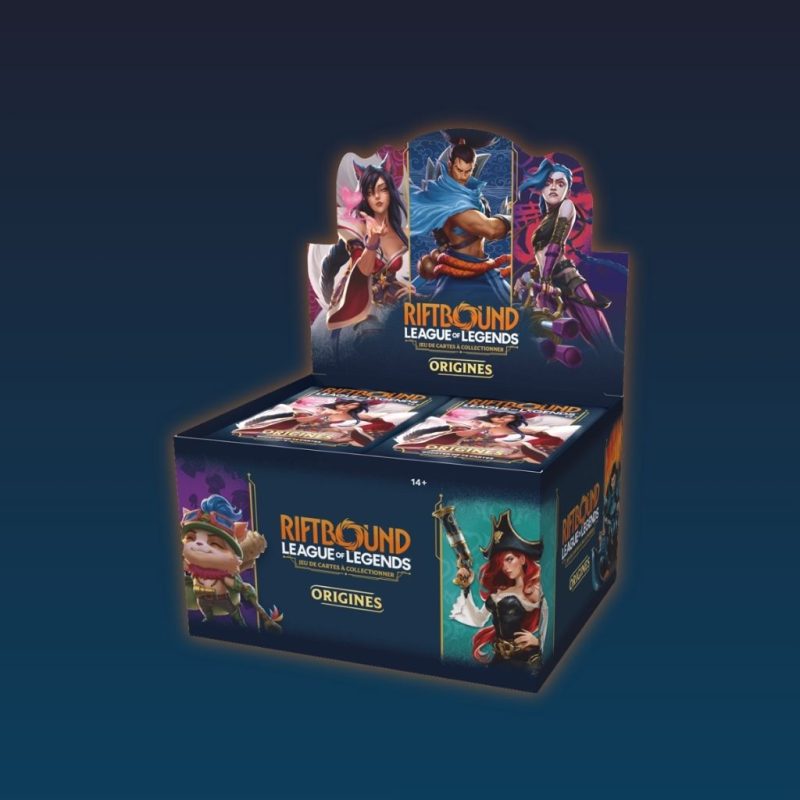 Display Riftbound Origines - Boite de 24 Boosters - League of Legends TCG - Français