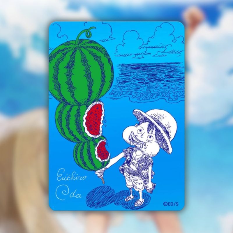Carte One Piece Luffy Pastèque - Natsucomi 2026