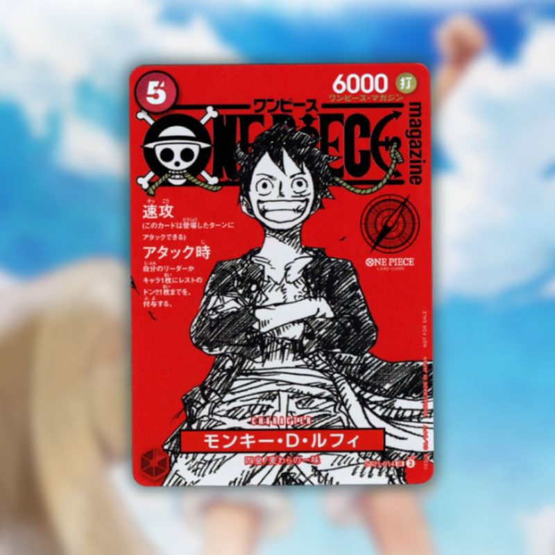 Carte Promo One Piece Luffy ST21-014 Magazine vol.20