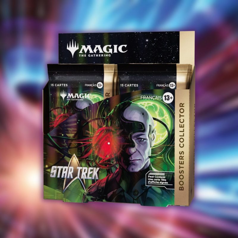 Display Collector Magic : The Gathering - Star Trek - 12 Boosters - FR