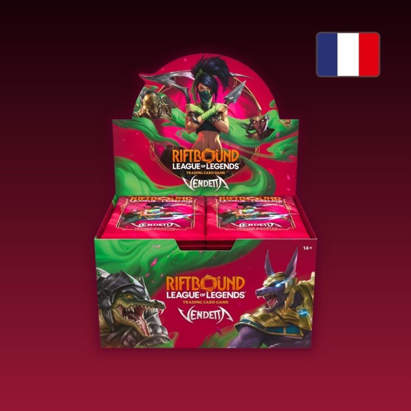 Display Riftbound Vendetta - Boite de 24 Boosters - League of Legends TCG - Français